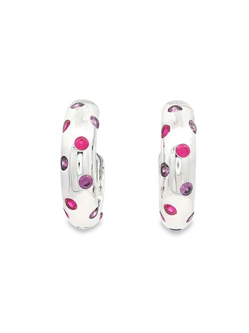 Glamour ametista&fucsia earrings<BR/>